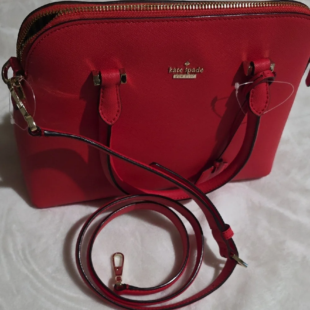 Kate Spade Vibrant Rosso Red Satchel‎